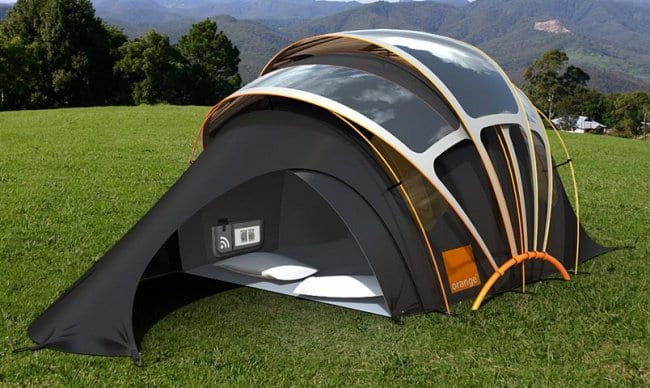 Incredible Inventions solar powered tent