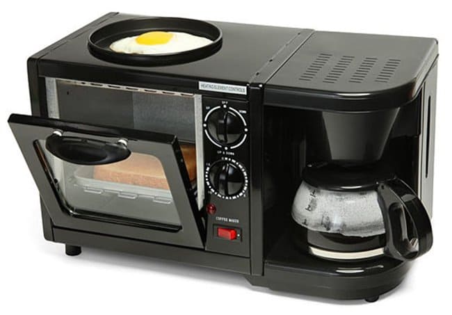 Incredible Inventions three in one coffee cooking machine