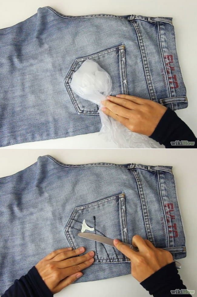 Ingenious Tricks For Your Clothes sticky substances ice cube