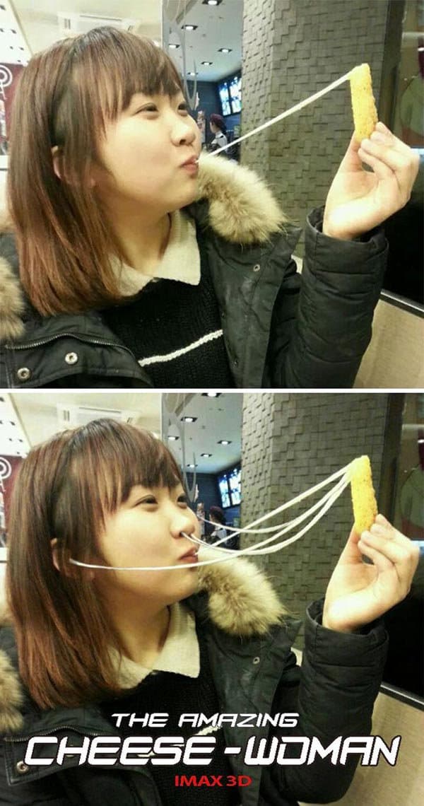 Korean Photoshop Masters make the cheese look better