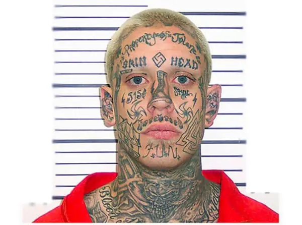 Meanings Of Prison Tattoos face tattoos