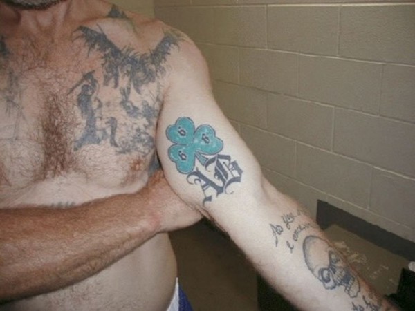 Meanings Of Prison Tattoos shamrock
