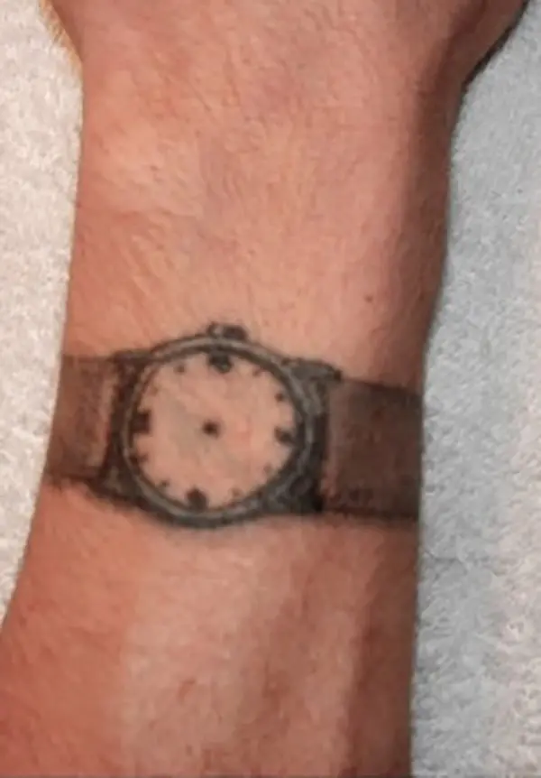 Meanings Of Prison Tattoos watch with no hands