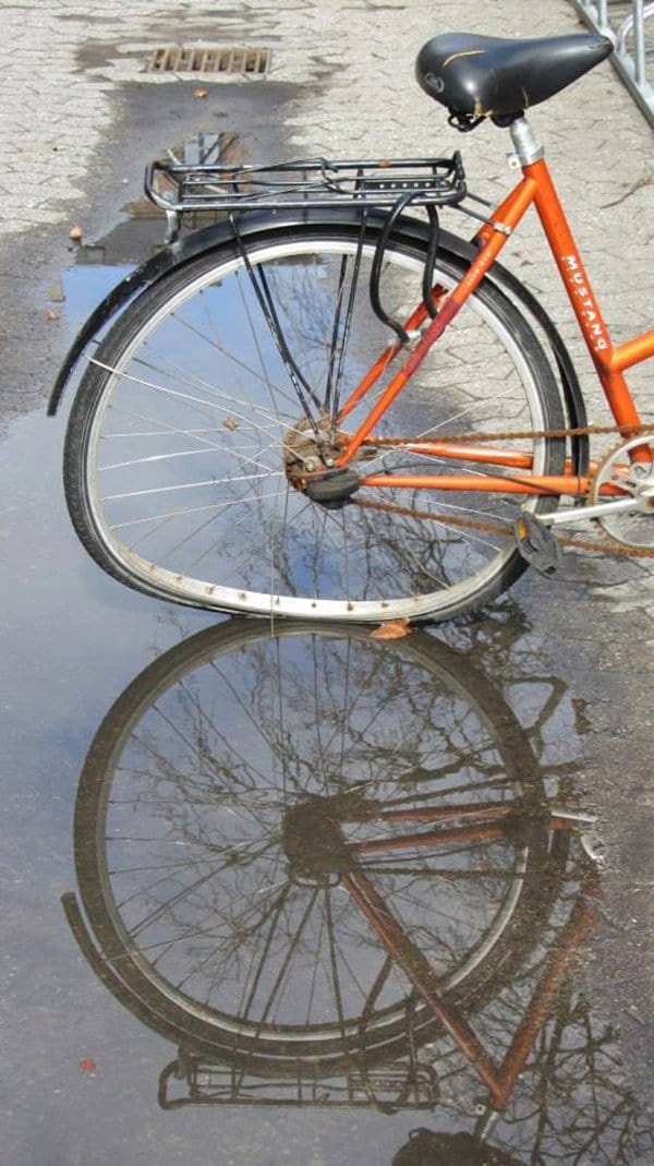 Mind Boggling Pictures bike wheel reflection