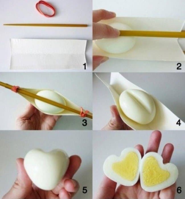 New Ways To Eat Your Favorite Snacks heart shaped eggs
