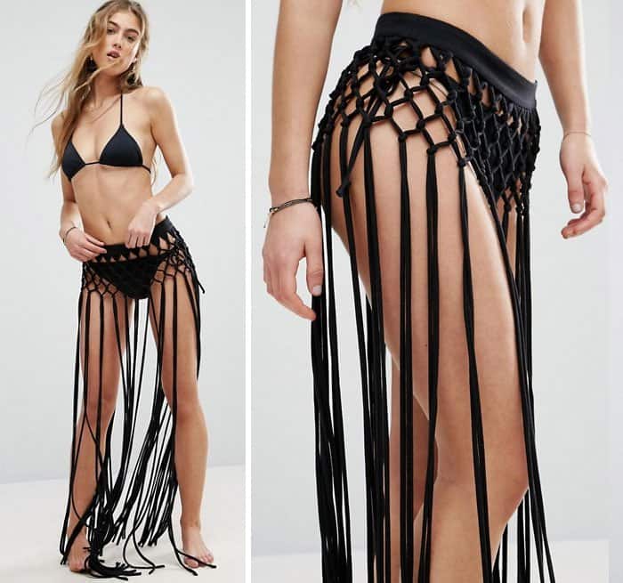 Ridiculous Clothing Items knotted beach skirt sarong