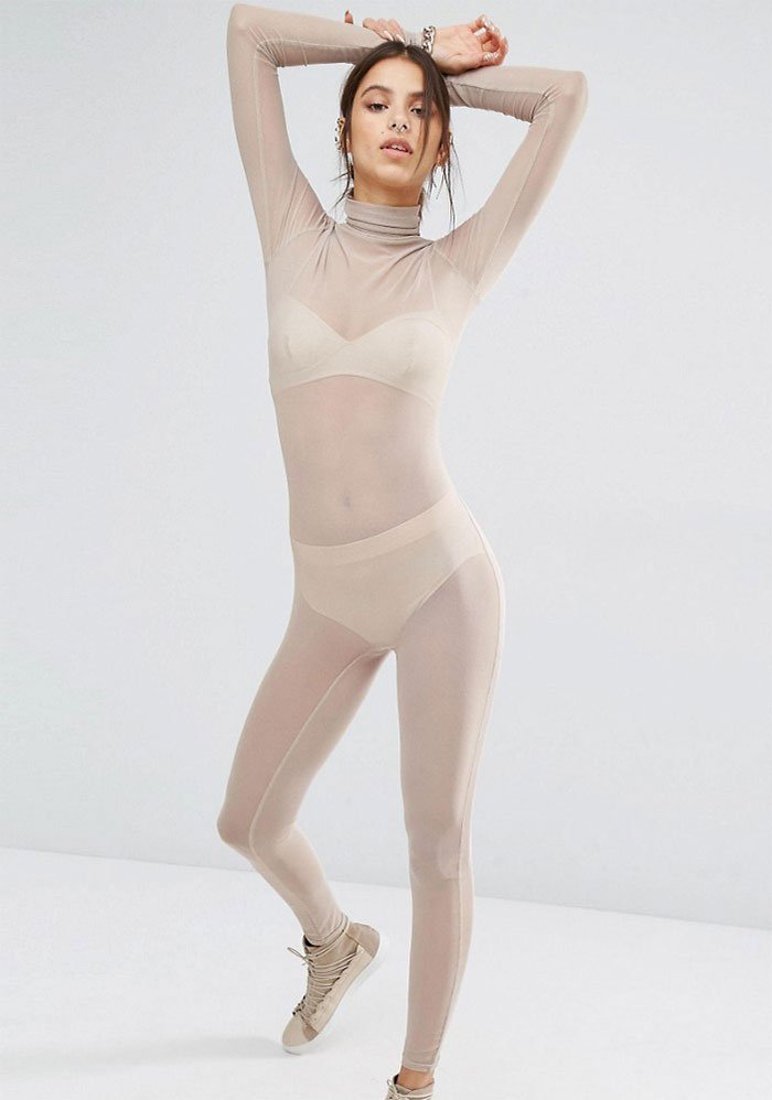 Ridiculous Clothing Items nude jumpsuit
