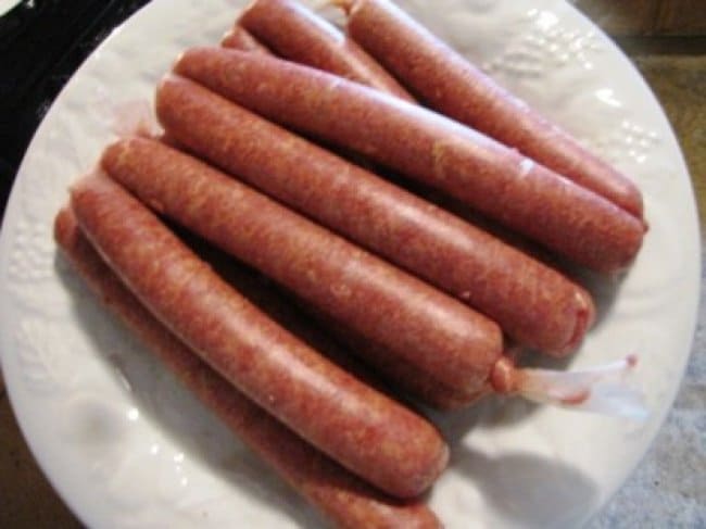 Unexpected Uses For Plastic Food Wrap homemade sausages