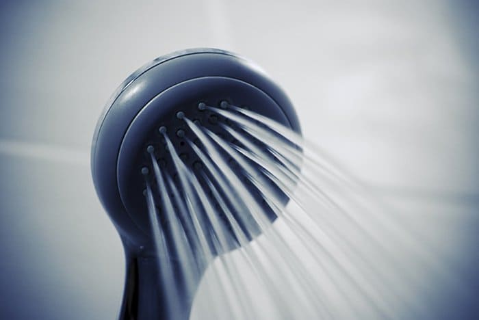 bad shower habits hard water