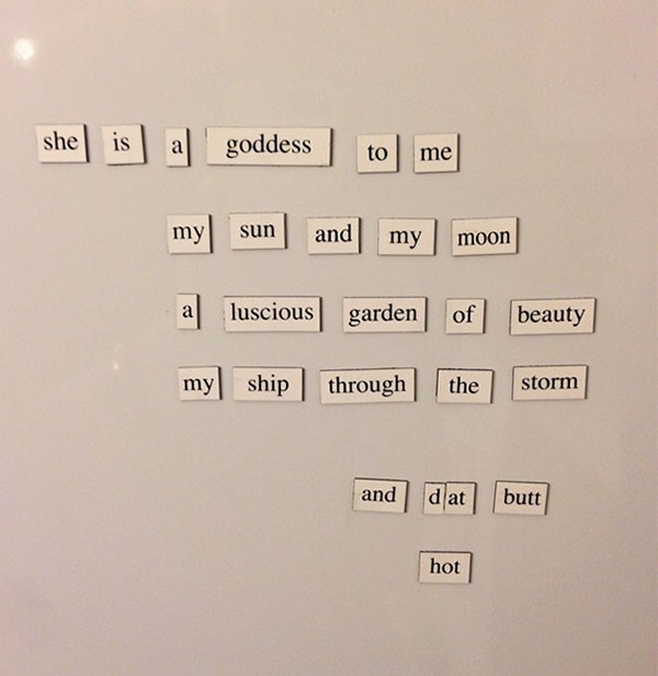 fridge magnet poem Why Being Married Is The Best