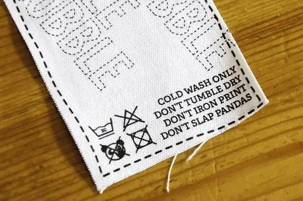 funny product instructions dont slap pandas#