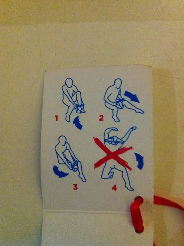 funny product instructions how to put on underwear