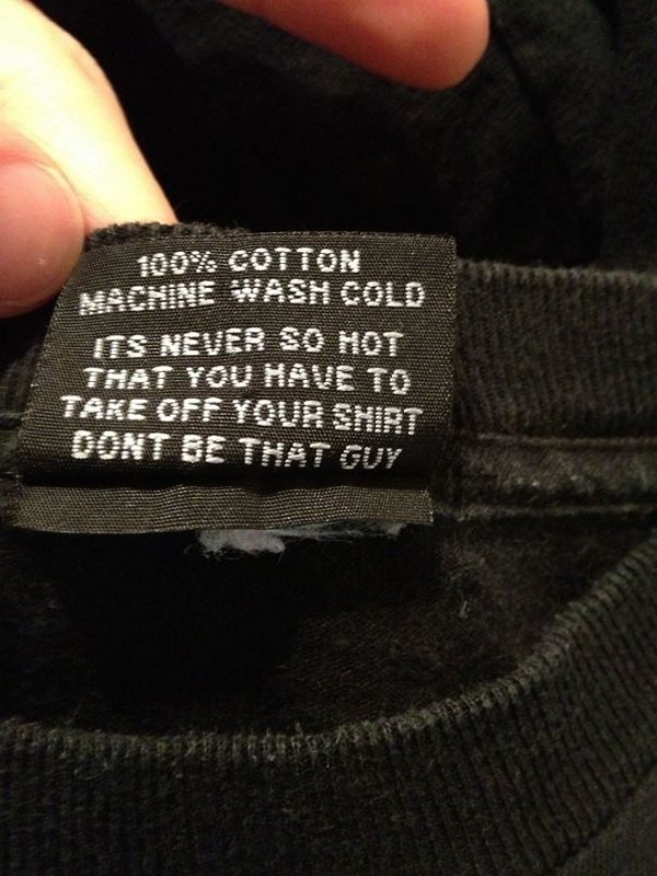 funny product instructions its never so hot