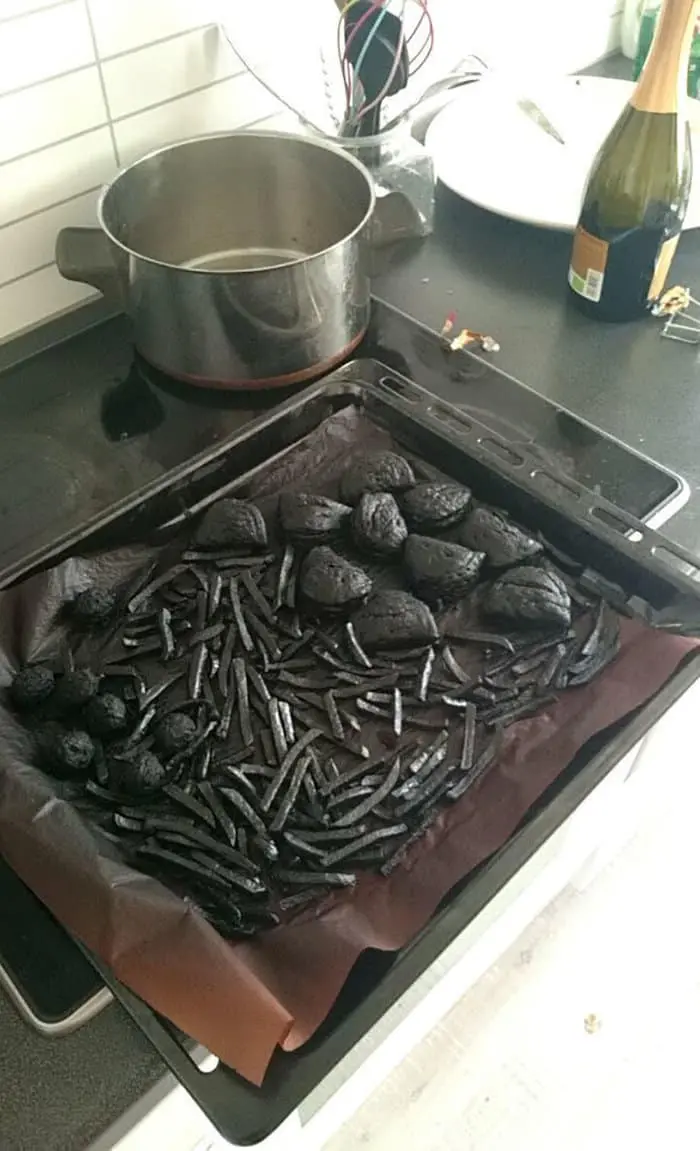 hilarious kitchen fails burnt food