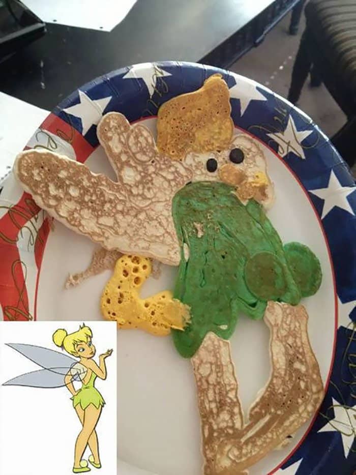 hilarious kitchen fails tinkerbell pancake