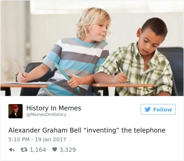 history memes alexander inventing the telephone