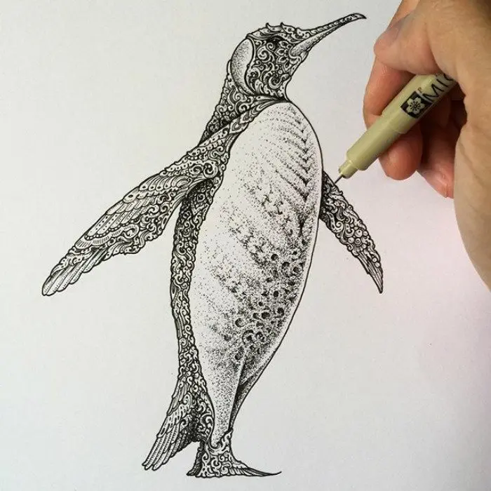 visoth kakvei doodles penguin