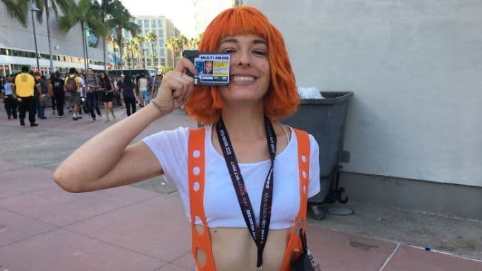 Best Cosplays From San Diego Comic Con leeloo the fifth element