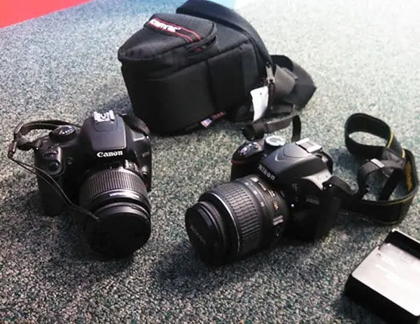 Best Things In Thrift Stores 12.99 nikon D3200 999 and cannon eos rebel xs