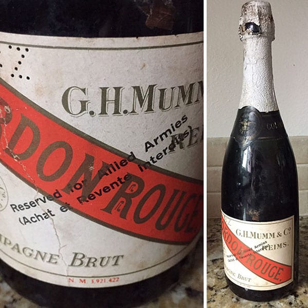 Best Things In Thrift Stores ww2 champagne garage sale