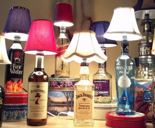 Bottle Project Ideas lamps