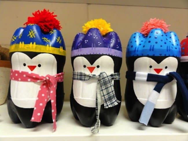 Bottle Project Ideas penguins