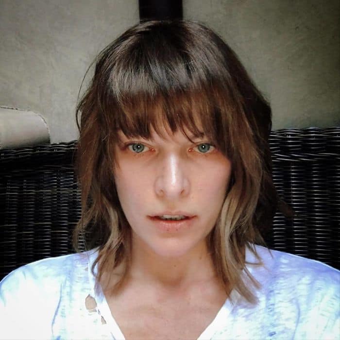 Celebrities Without Make Up milla jovovich