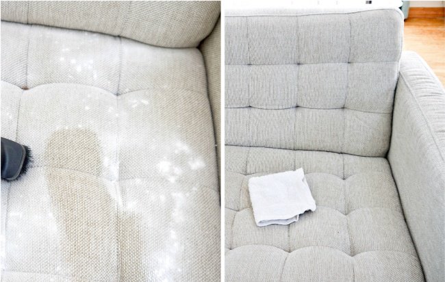 Clever Cleaning Tricks couch stains