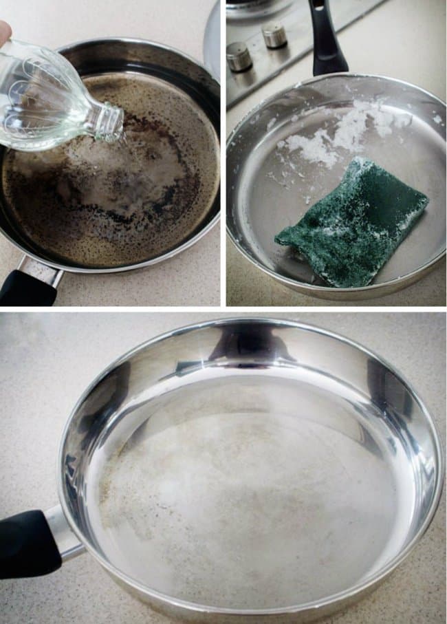 Clever Cleaning Tricks scorched pan