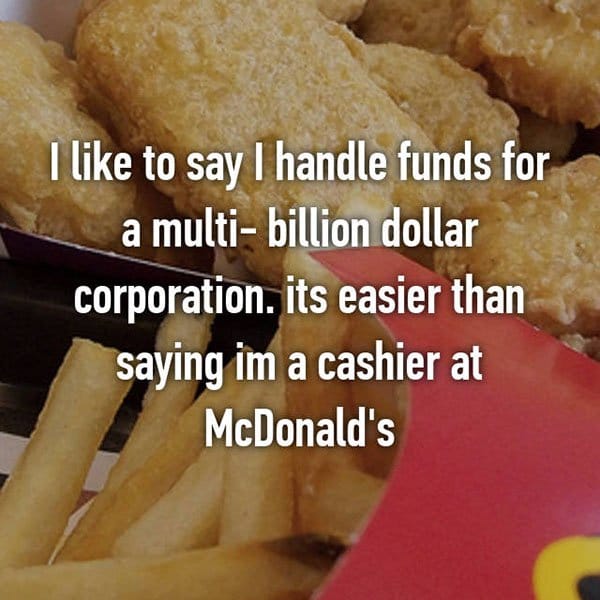 Confessions From Fast Food Workers cashier at mcdonalds