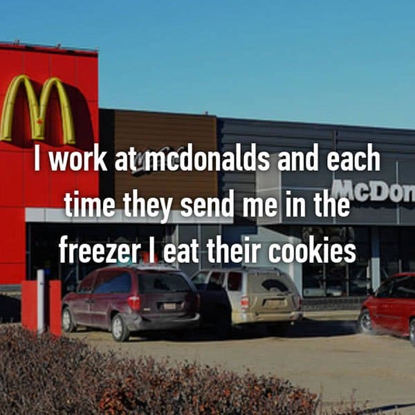 Confessions From Fast Food Workers eat their cookies