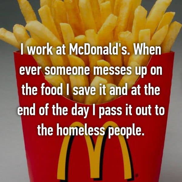 Confessions From Fast Food Workers homeless people