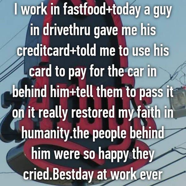 Confessions From Fast Food Workers pass it on