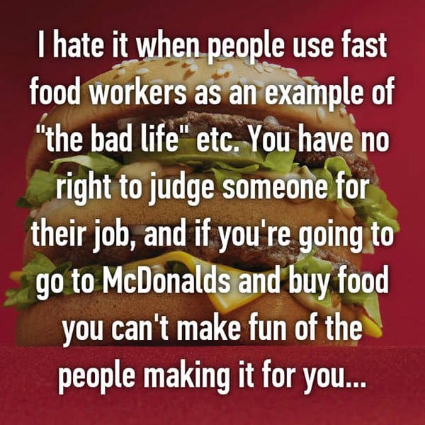 Confessions From Fast Food Workers the bad life