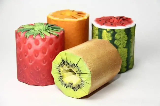 Cool Packaging Designs fruit toilet paper