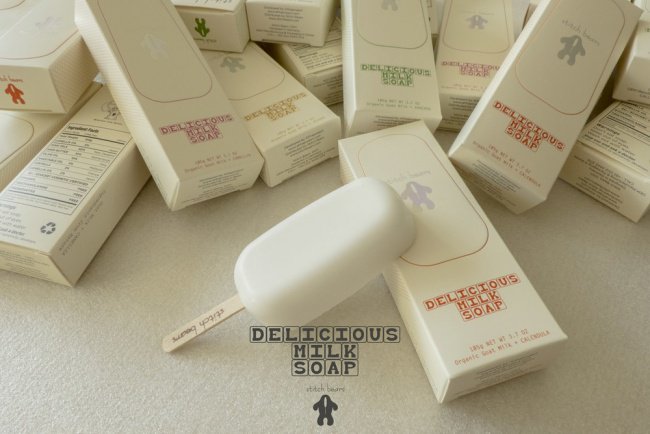 Cool Packaging Designs milk soap on popsicle