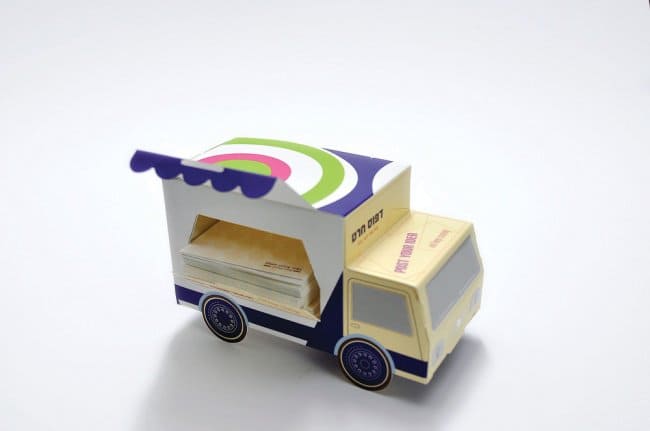 Cool Packaging Designs sticky note van