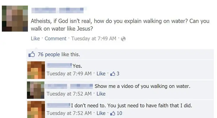 Facepalm Moments if god isnt real