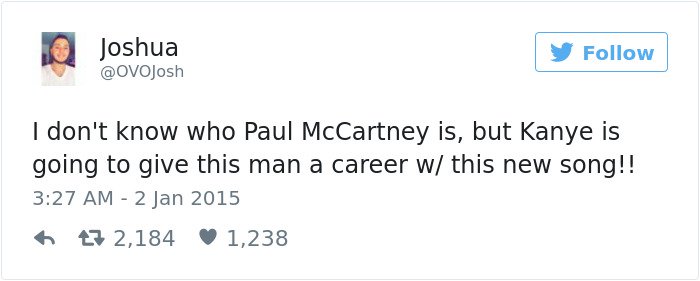 Facepalm Moments kanye give paul mccartney a career