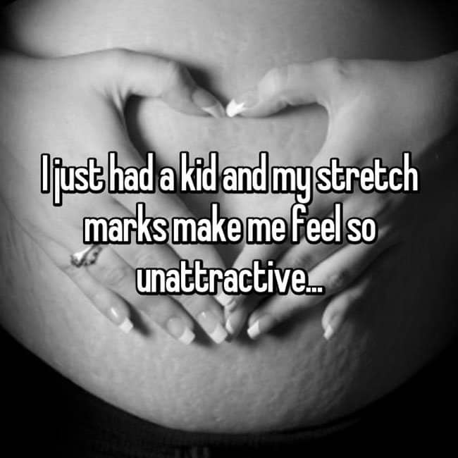 First Thoughts After Giving Birth unnattractive