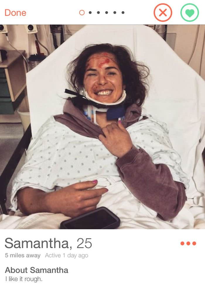 Funny Tinder Profiles i like it rough