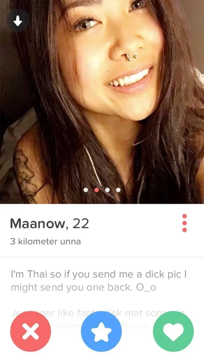 Funny Tinder Profiles im thai so