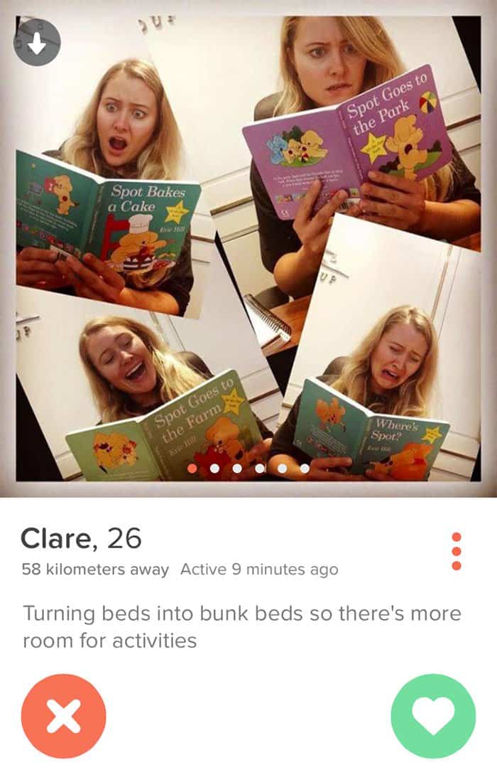 Funny Tinder Profiles more room for activities