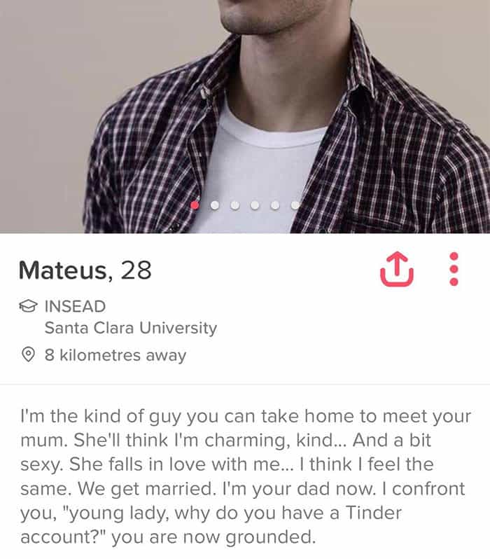 Funny Tinder Profiles you are now grounded