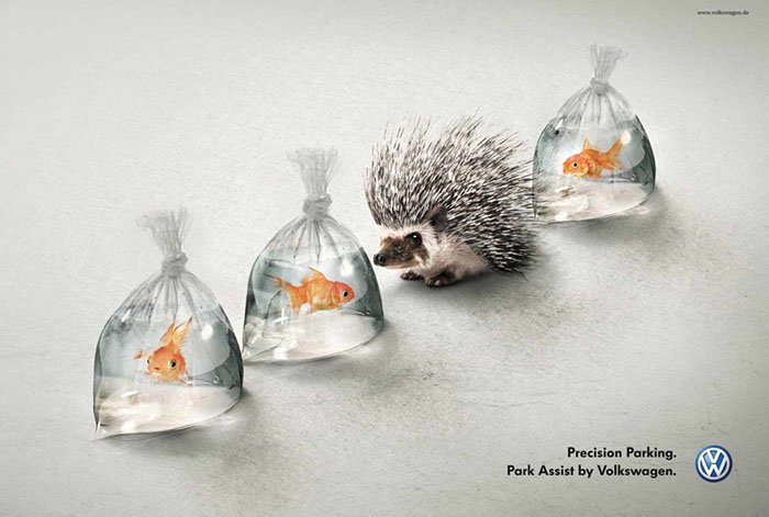 Genius Examples Of Advertising VW parking assist