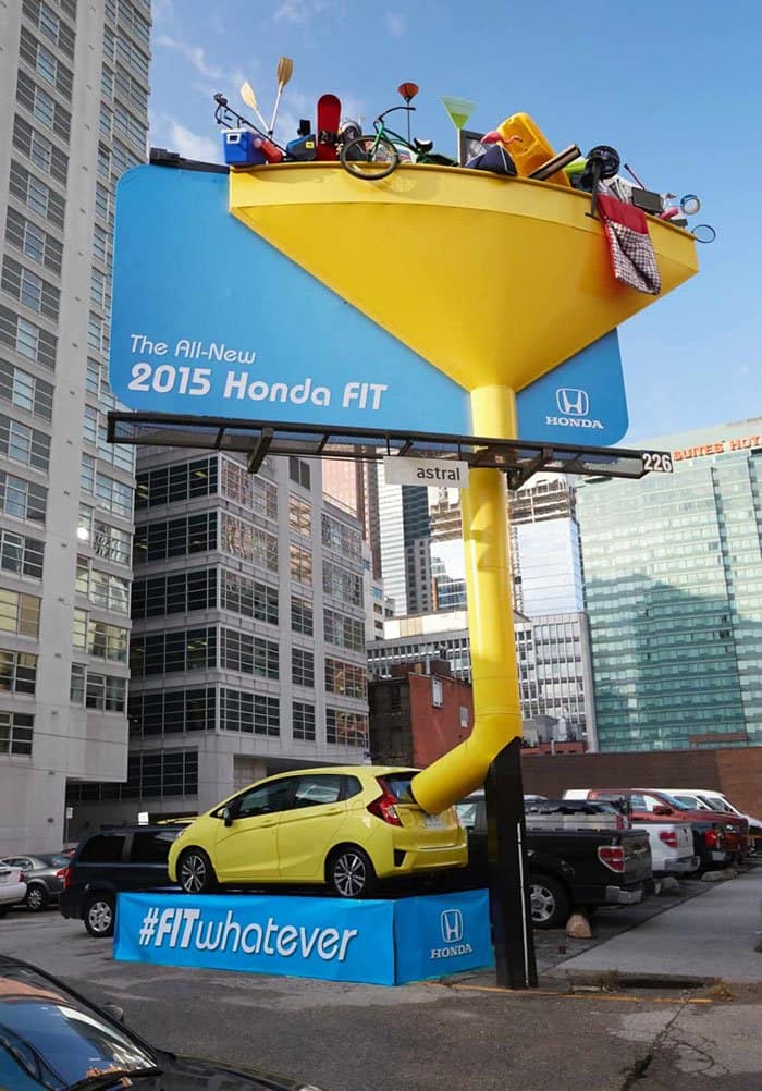 Genius Examples Of Advertising honda fit