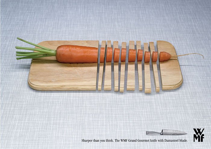 Genius Examples Of Advertising wmf knives