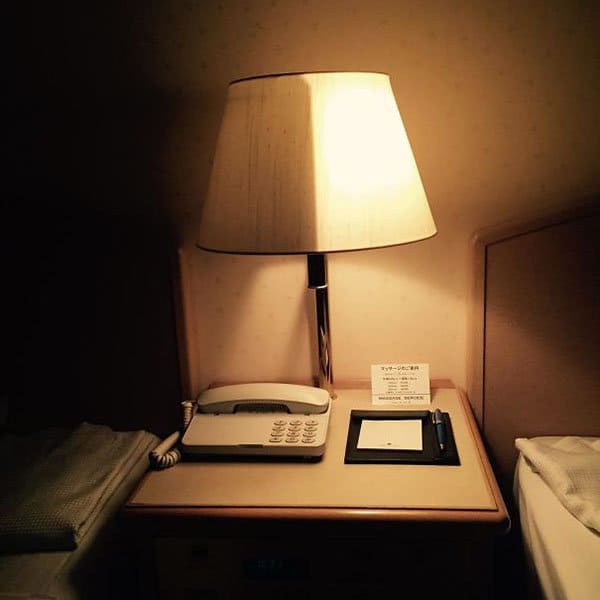 Genius Hotels half lit lamp