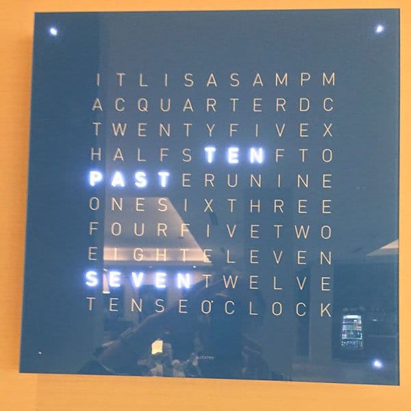 Genius Hotels interesting clock