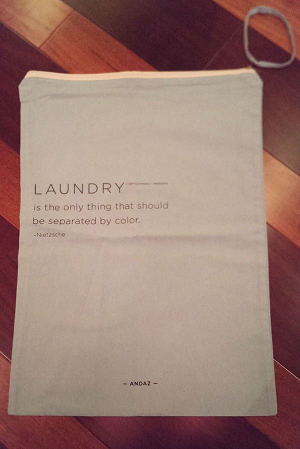 Genius Hotels laundry seperate color quote